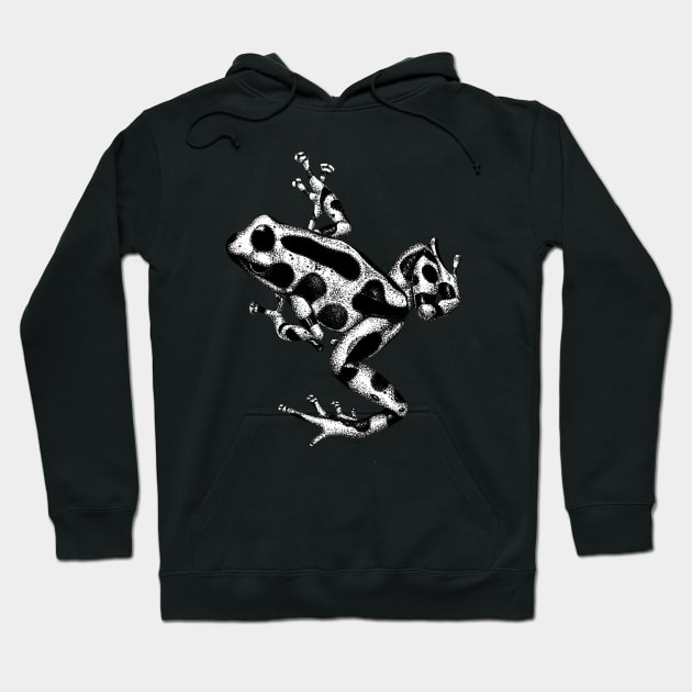 Poison dart frog Hoodie by lorendowding